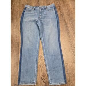 Talbots Slim Ankle Panama Wash Denim Jeans Size 10